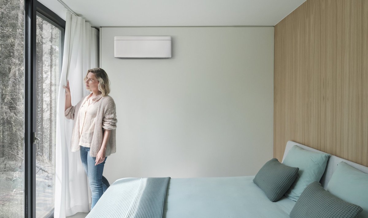 „Daikin“ kondicionierius miegamajame
